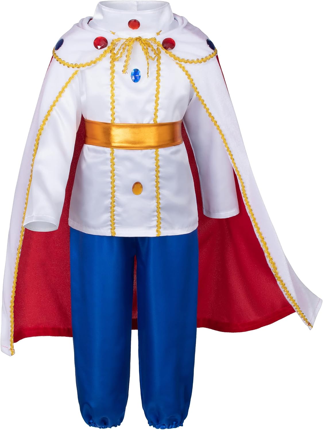 Boys Prince Charming Birthday Halloween Costume Cosplay Dress-Up Royal Outfits for Kids
