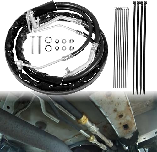 C68100 - Juego de mangueras de aire acondicionado traseras aptas para Dodge CaravanGrand CaravanChrysler 23 unidades