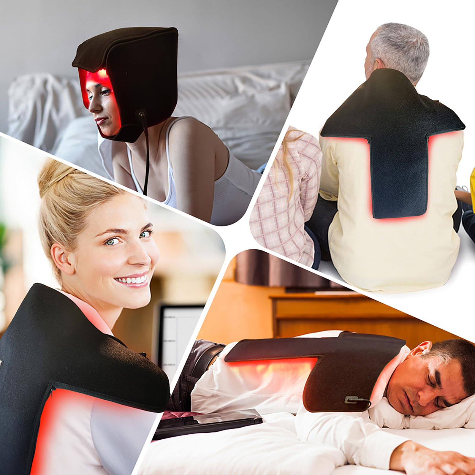 Casquette De Stimulation Capillaire Par Lumière Rouge Led, 215 Led, Casque De Croissance Capillaire 660nm/850nm, 5 Niveaux De Luminosité, Prévient La Chute Des Cheveux, Avec Fonction Minuterie