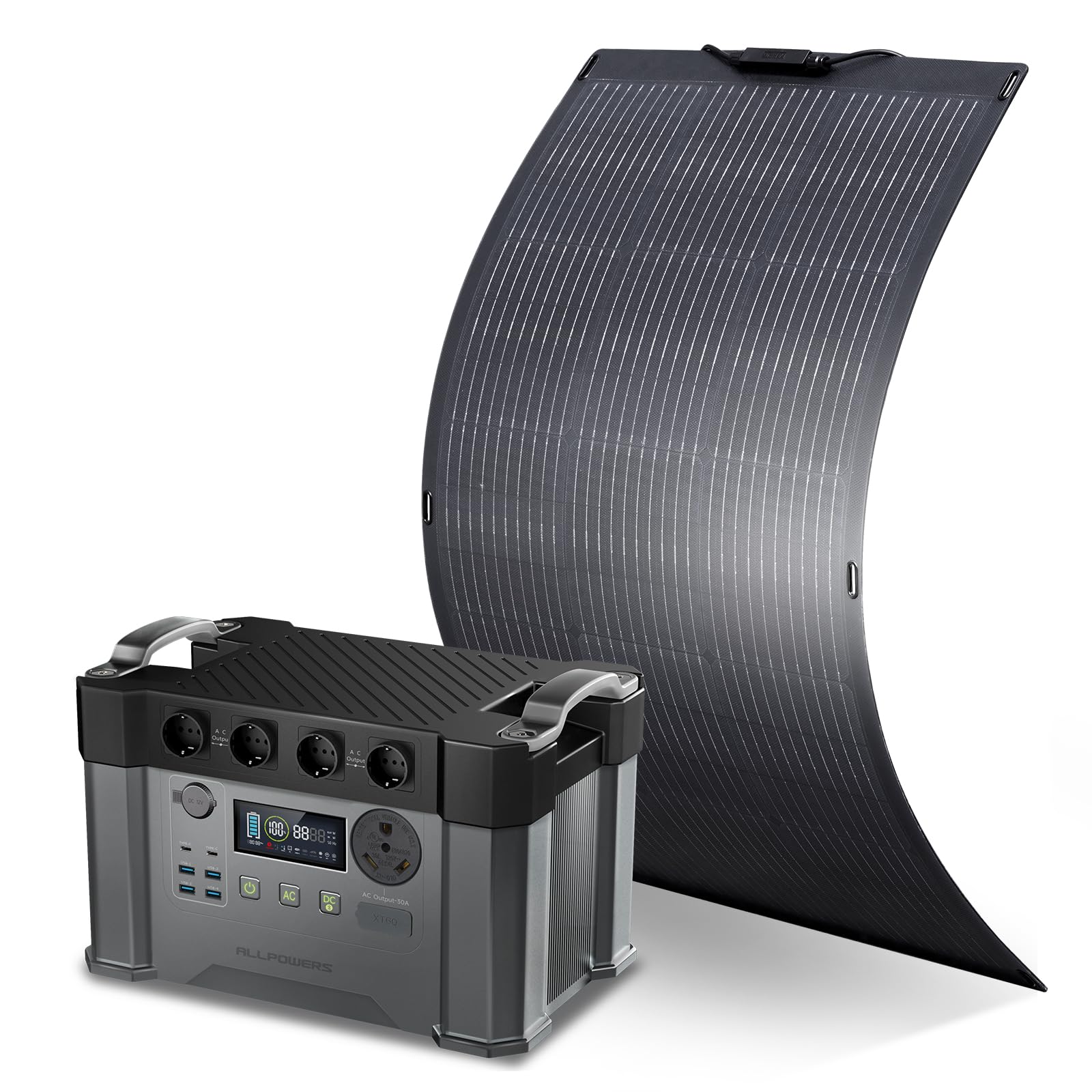 ALLPOWERS S2000Pro Station électrique portable 1451Wh avec panneau solaire