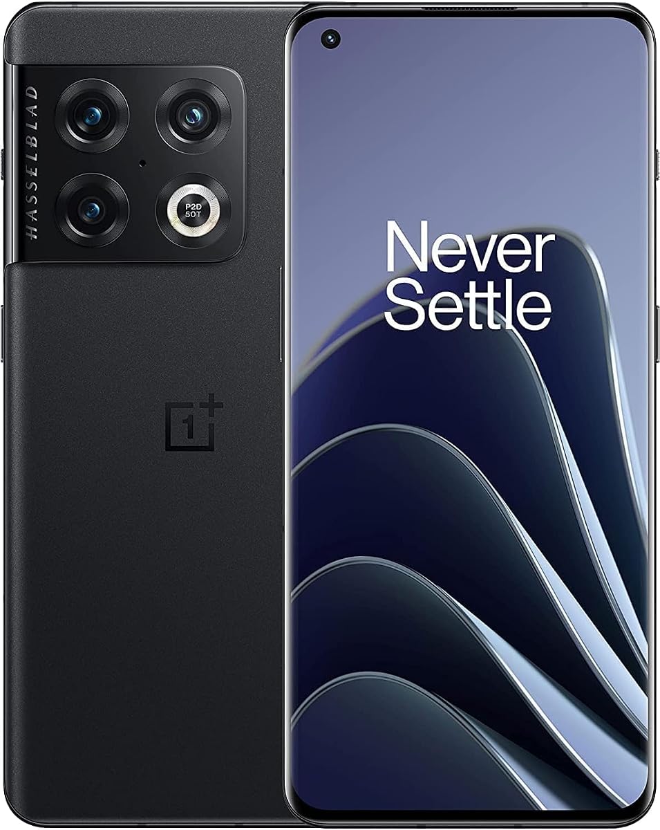 OnePlus 10 Pro 5G, 128GB + 8GB RAM, Volcanic Black - Locked to T-Mobile (Renewed)