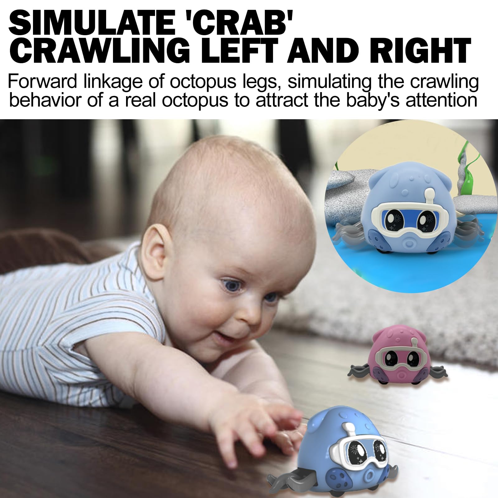 Juxtaposia 2 Pezzi Polpi Macchinine Per Bambini,Automobiline Per Bambini,Micro Machines,Macchinine Cars,Mini Cars,Auto Giocattolo Per Bambini,Il Polpo Tira indietro il Giocattolo.