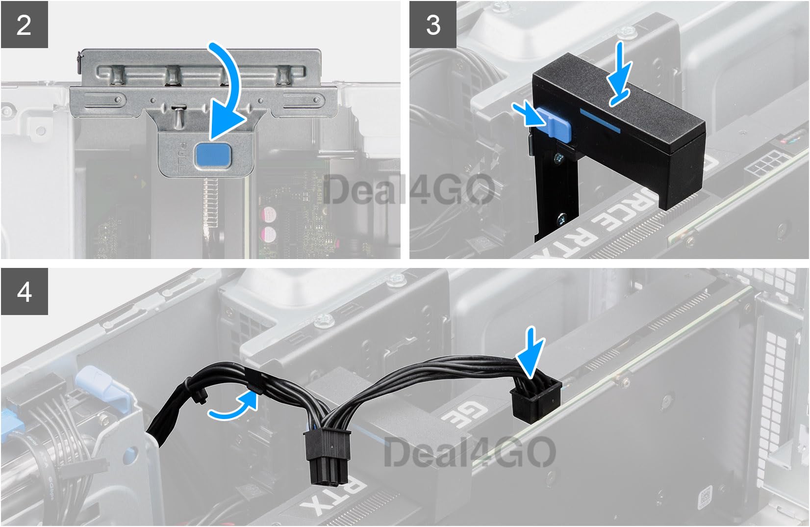 Amazon.co.jp: Deal4GO デュアル6ピンから8ピンGPU電源ケーブル J5T40