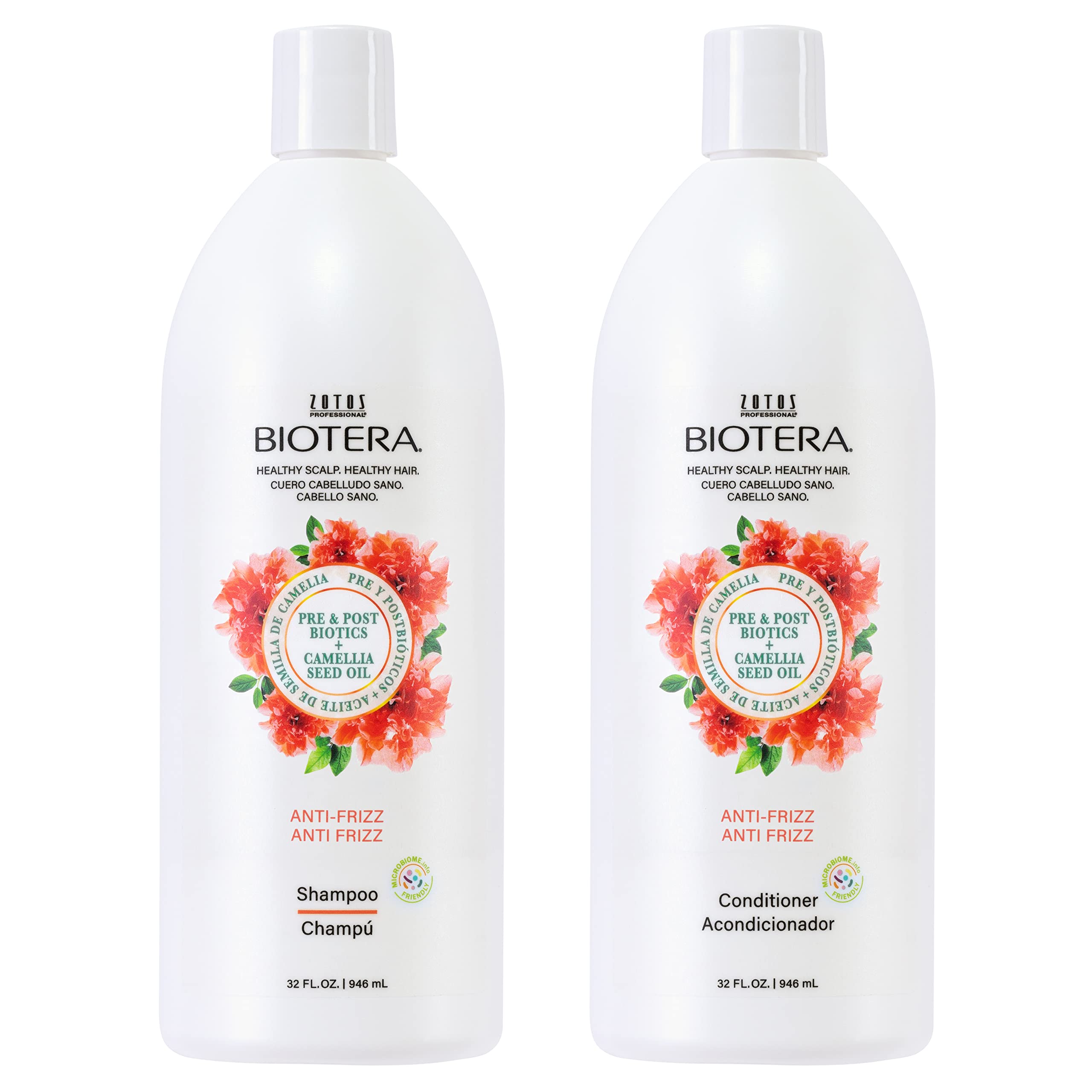 Biotera Anti Frizz Smoothing Shampoo | Smooths & Controls Frizzy, Unruly Hair | Microbiome Friendly | Vegan & Animal Test Free | Paraben Free | Color-Safe