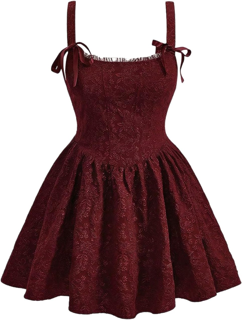 BEAUDRM Women's Plus Size Dresses Cocktail Spring Summer Wedding Guest Dress Jacquard Mini Short Sundresses Brunch Outfits