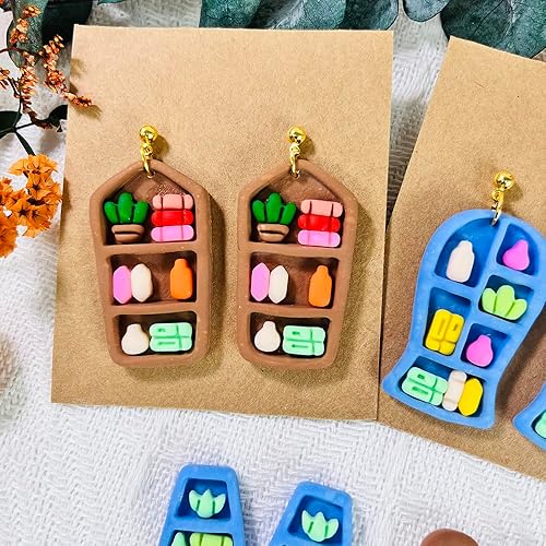 Miniatura 7 de Juego de 20 piezas de cortadores de arcilla polimérica  Cortadores de arcilla en miniatura para joyas de arcilla polimérica, moldes de pendientes de