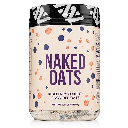Naked Oats - Blueberry Cobbler Overnight Oats, 20g Grass-Fed Protein,