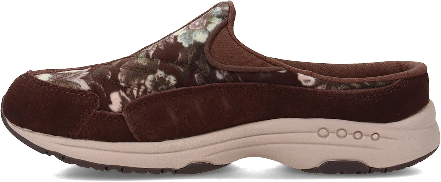 Easy Spirit Women's TRAVELTIME622 Mule, Dark Brown 200, 10