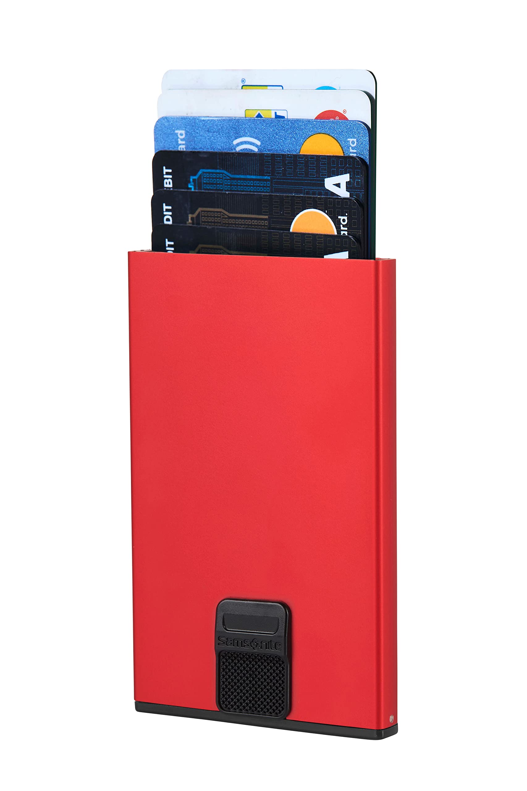 Samsonite Alu Fit SLG - Kartenetui, 10.2 cm, Rot (Red)