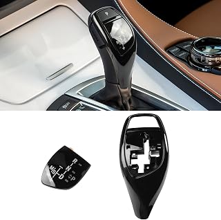 Jaronx for BMW Gear Shift Knob Cover Trim Replacement 1 2 3 4 5 6 Series