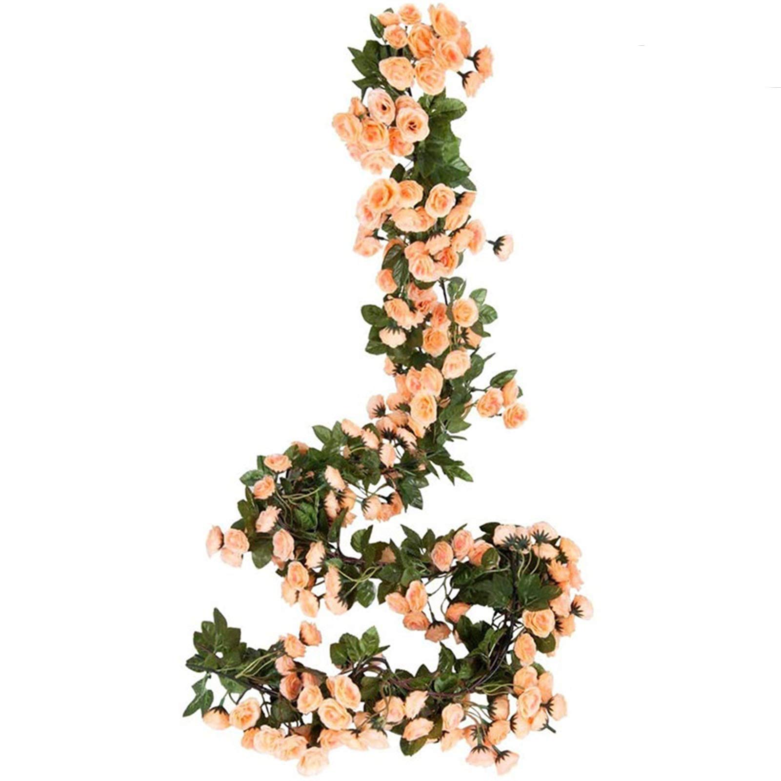 Guirlande rose artificielle de 2,5m pour decoration de mariage et hotel