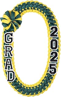 TFTAFAN Graduation Leis Grad 2025 money lei Graduation Leis Graduation Necklace Braided Necklaces For High School College Graduation DIY Decors Party Supplies