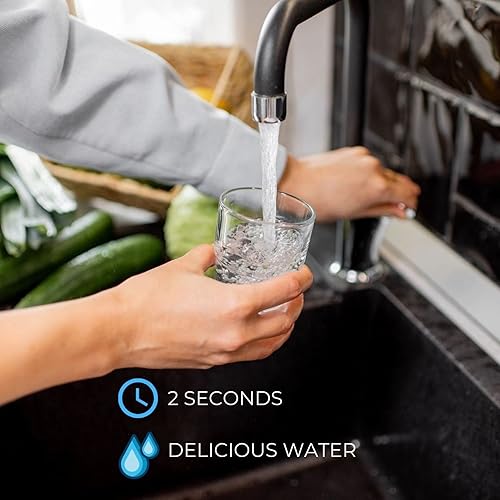 Miniatura 6 de Sistema de agua para debajo del fregadero, flujo de alta velocidad, capacidad de 20,000 galones, para hogares debajo del fregadero, oficinas,