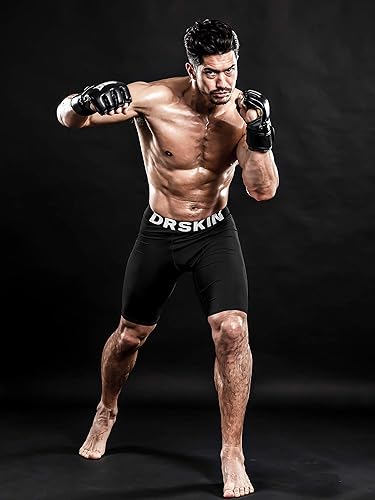 Miniatura 7 de DRSKIN Pantalones cortos de compresión para hombre, paquete de 3, 2 o 1, mallas de capa base para deportes, correr, atletismo, ropa interior activa,