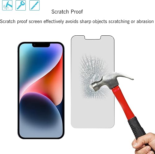 Miniatura 10 de Ailun Paquete de 2 protectores de pantalla de privacidad para iPhone 13 Pro Max [6.7 pulgadas] + 2 protectores de lente de cámara, película