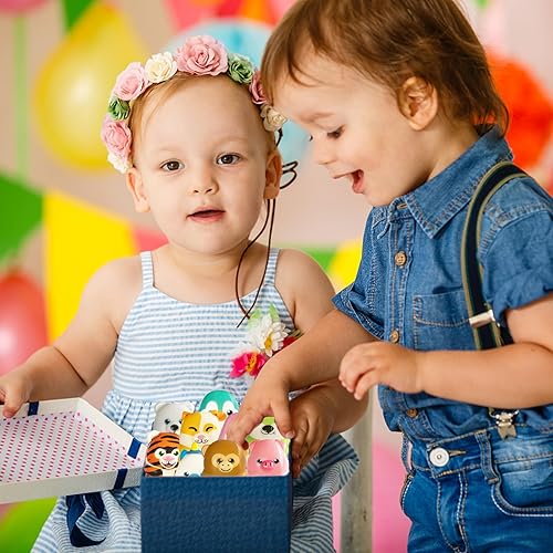 Miniatura 7 de 24 piezas de recuerdos de fiesta llenos de juguetes esponjosos, juguetes esponjosos jumbo de levantamiento lento, juguetes blandos de animales