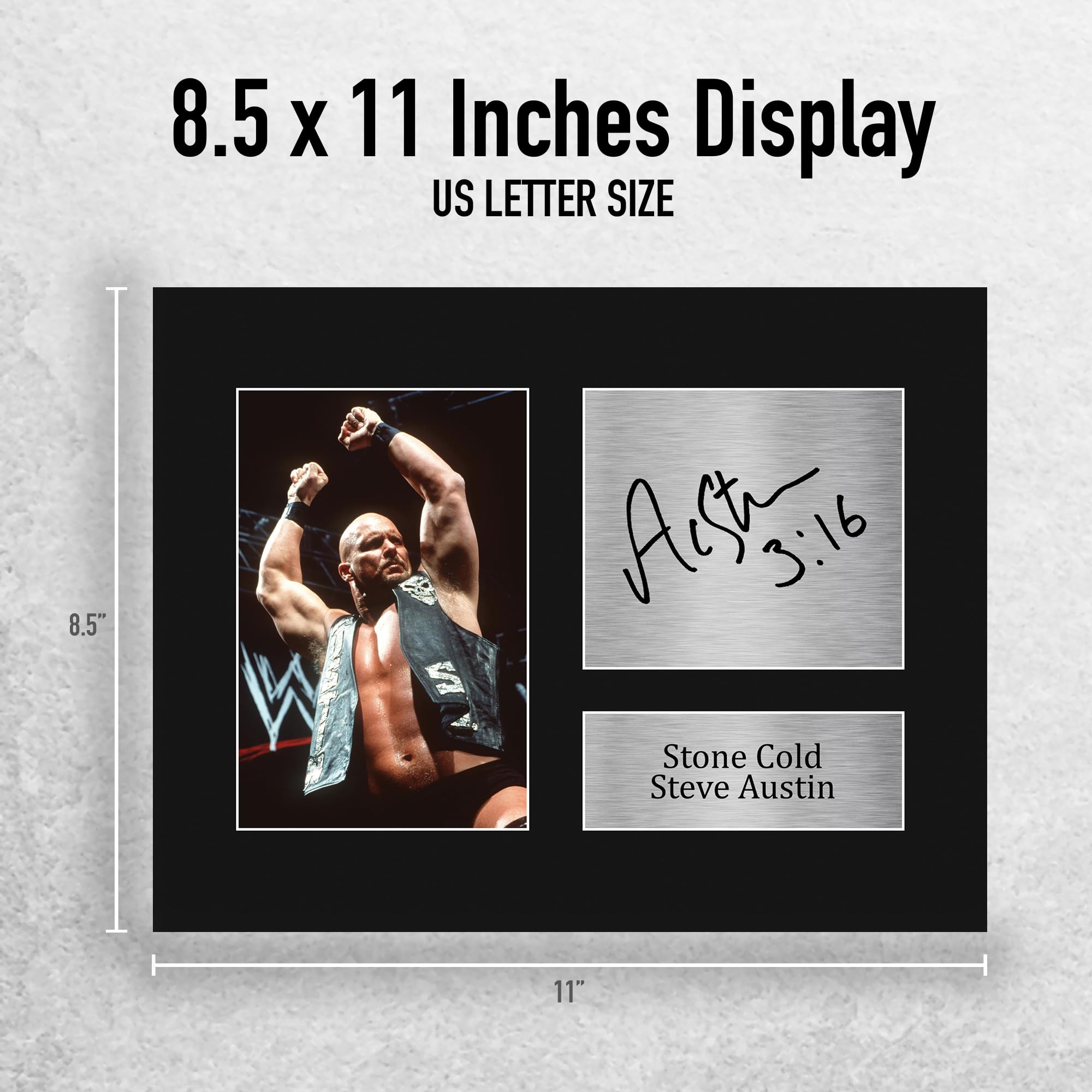 Amazon.com: HWC Trading Stone Cold Steve Austin Gifts Signed