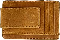 Vista 15 de broche para dinero, cartera con bolsillo frontal, cartera minimalista, para hombre