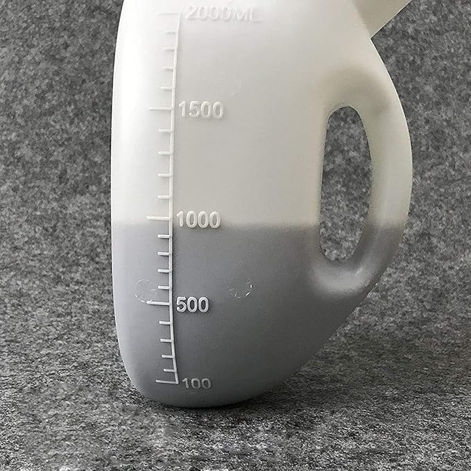 Botella portátil de orina 2000ML para viaje miniatura 3