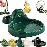 Vista 9 de Espátula de cocina multifunción, soporte multifuncional para espátulas de cocina con soporte de tapa, soporte para cuchara con soporte para tapa