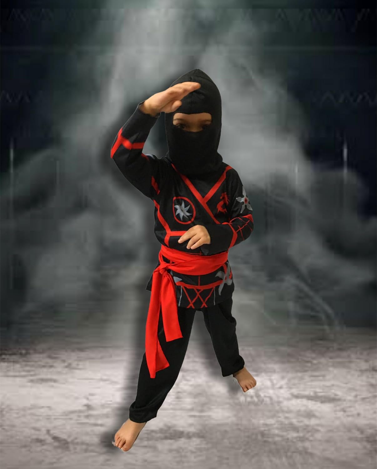 Fantasia Ninja Samurai Infantil Criança Capuz Espada em promoção! Veja a oferta e mais achadinhos de Pijamas & Fantasias Infantis 6 Hoje é o melhor dia para comprar Fantasia Ninja Samurai Infantil Criança Capuz Espada com aquele preço maroto! Promoção! Aproveite a oferta! 6