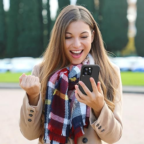 Miniatura 8 de Funda compatible con iPhone 14 Pro Max, funda protectora de alta resistencia, cuerpo completo, goma de silicona duradera a prueba de golpes con