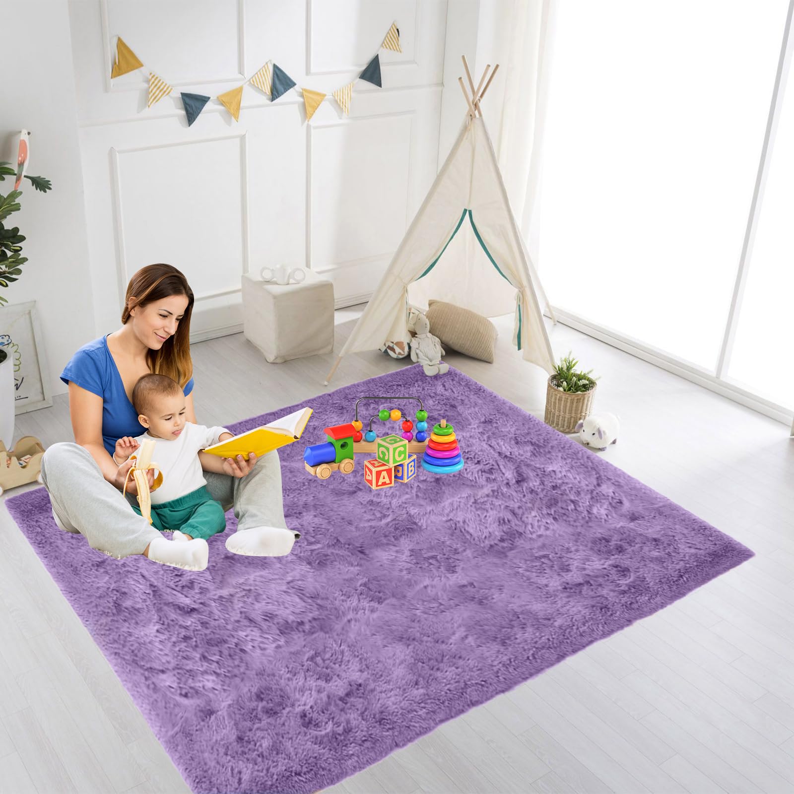 絨毯 マット カーペット　ラグ Amazon | ラグ カーペット 220 x 400 cm 滑り止め付洗えるラグ防音
