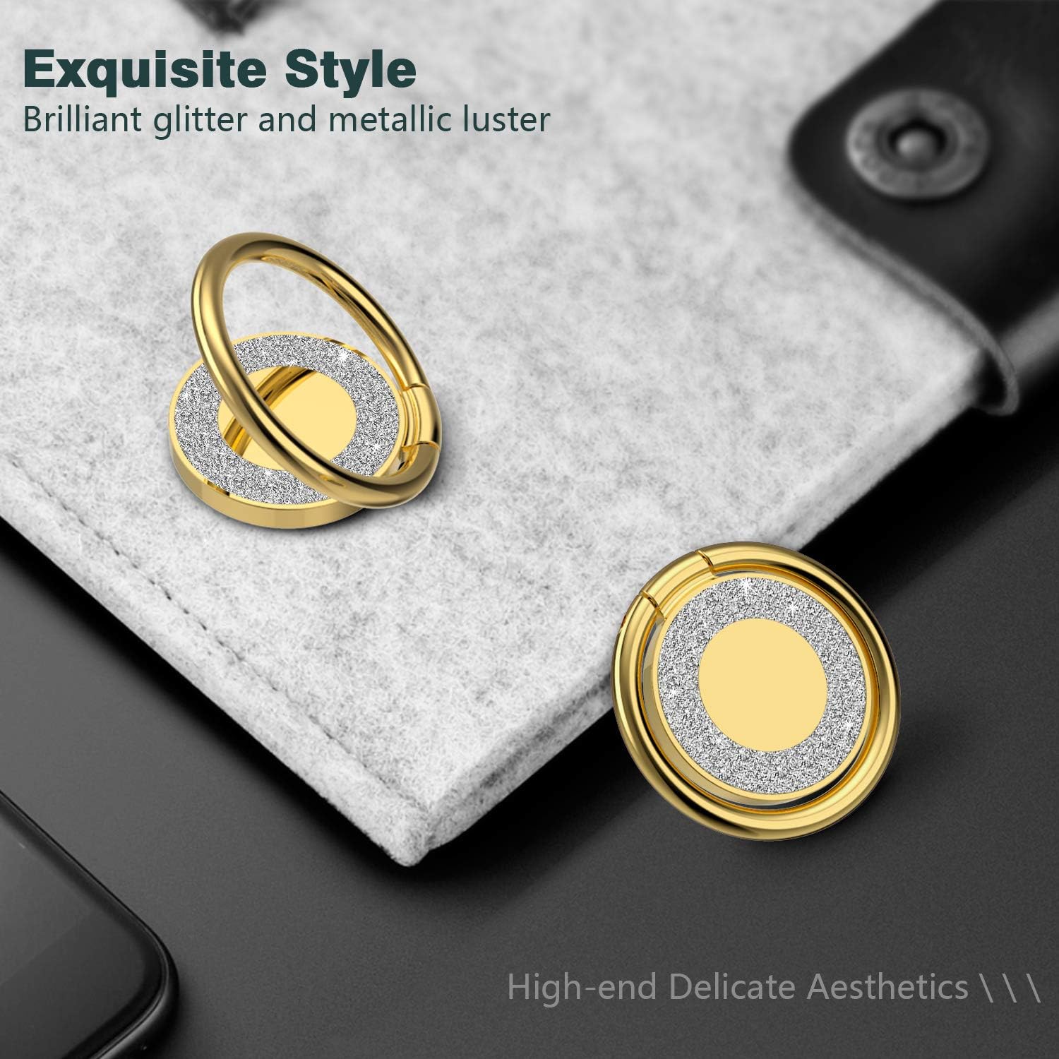 Cell Phone Ring Holder Finger Kickstand