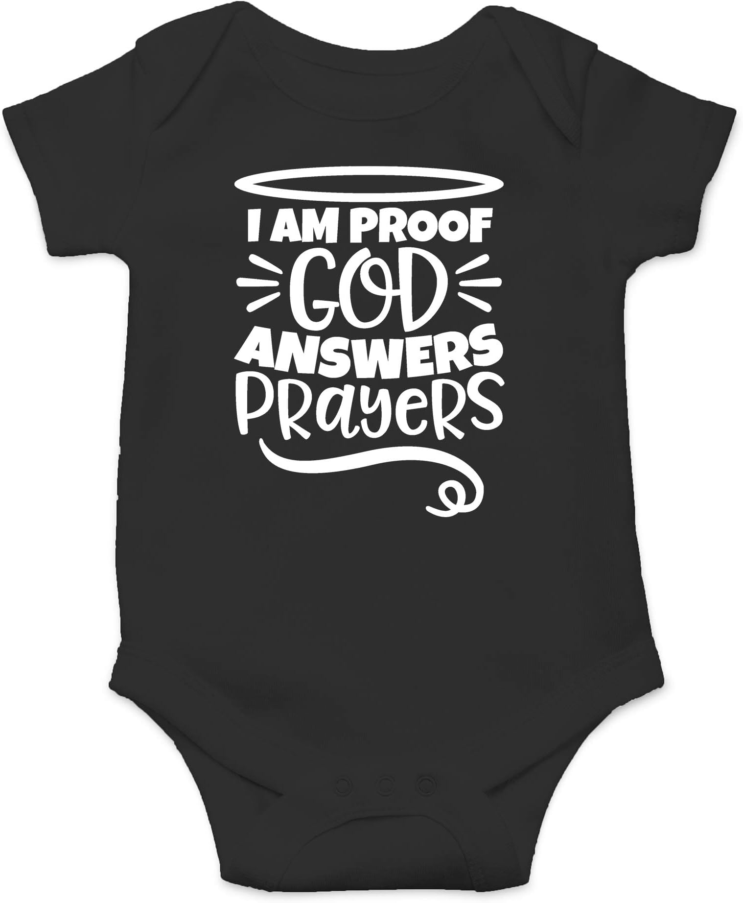 CBTwearI am Proof God Answers Prayers - Coming Home Outfit for Girls or Boys - Cute Infant One-Piece Baby Bodysuit