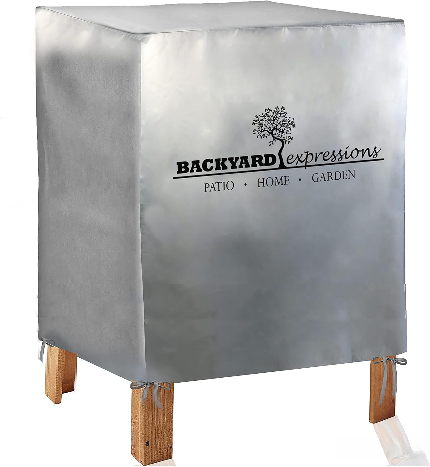 BACKYARD EXPRESSIONS PATIO · HOME · GARDEN 912399 Outdoor Patio Cover-600D Oxford Cloth- Grey- Works with 45 or 57 Quart Coolers-Backyard Expressions