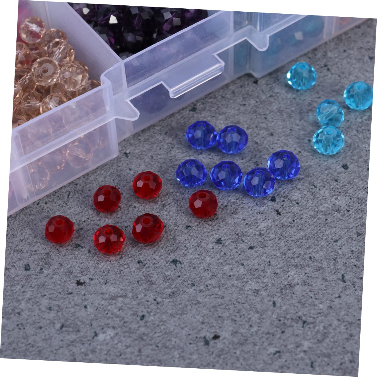 TEHAUX 1500stücke Glasperlen Farben Schmuck Bastelset Mit Aufbewahrungsbox Für Armbänder Und