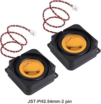 2pcs Speaker 2W 8 Single Cavity Mini Speaker Full-Range Cavity Micro Loundspeaker for Arduino with JST-PH1.25-2Pin Interface for Small Electronic Projects Advertising Machine LCD TV Monitors