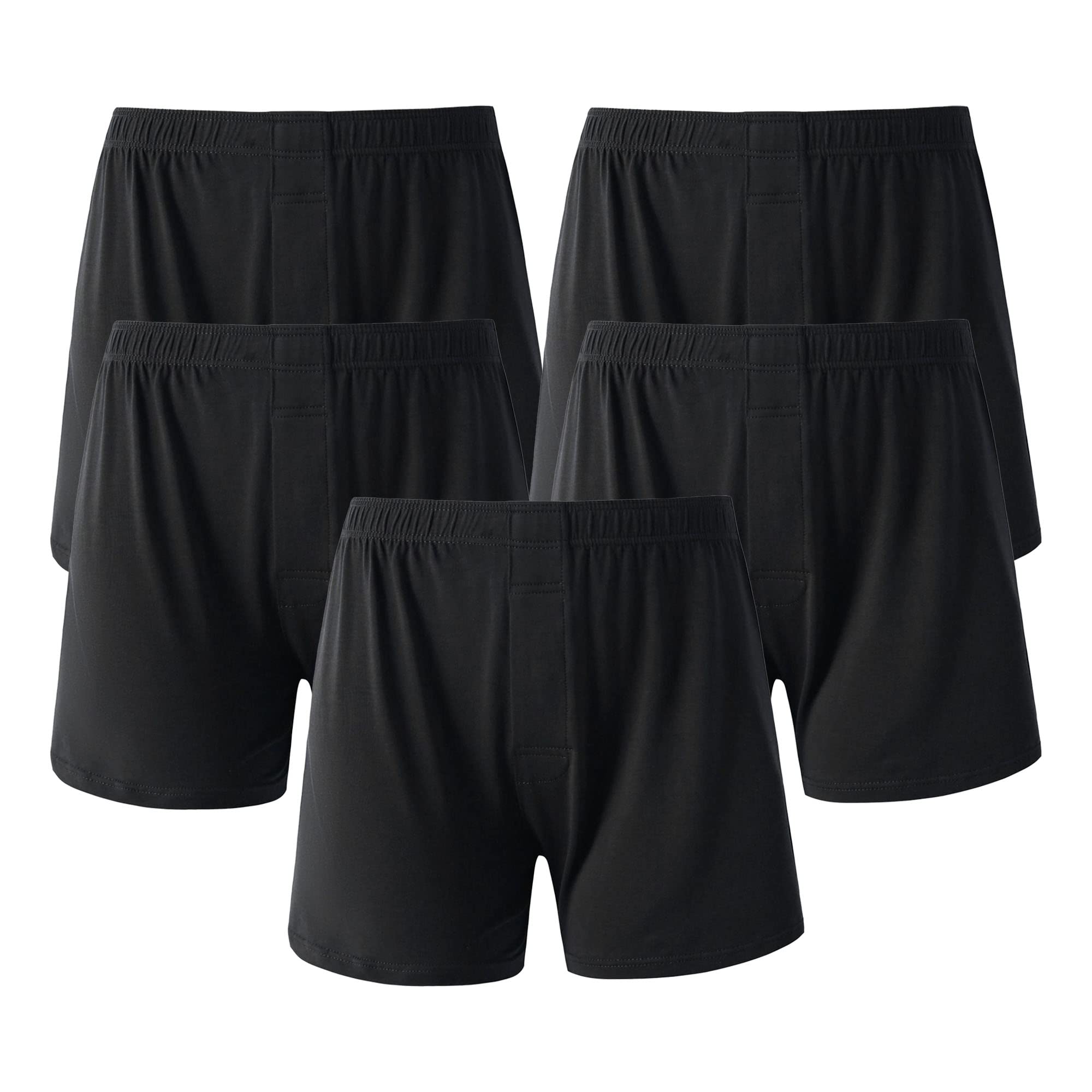 JEShifangjiusu - Slip tipo mutandine morbide e confortevoli che assorbono l'umidità, confezione multipla e sciolta, traspiranti, confezione da 5