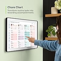 Vista 4 de Skylight Calendar Max: 27-Inch Smart Digital Calendar & Chore Chart, Family Organizer with Interactive Touchscreen Display – Wall Mountable in