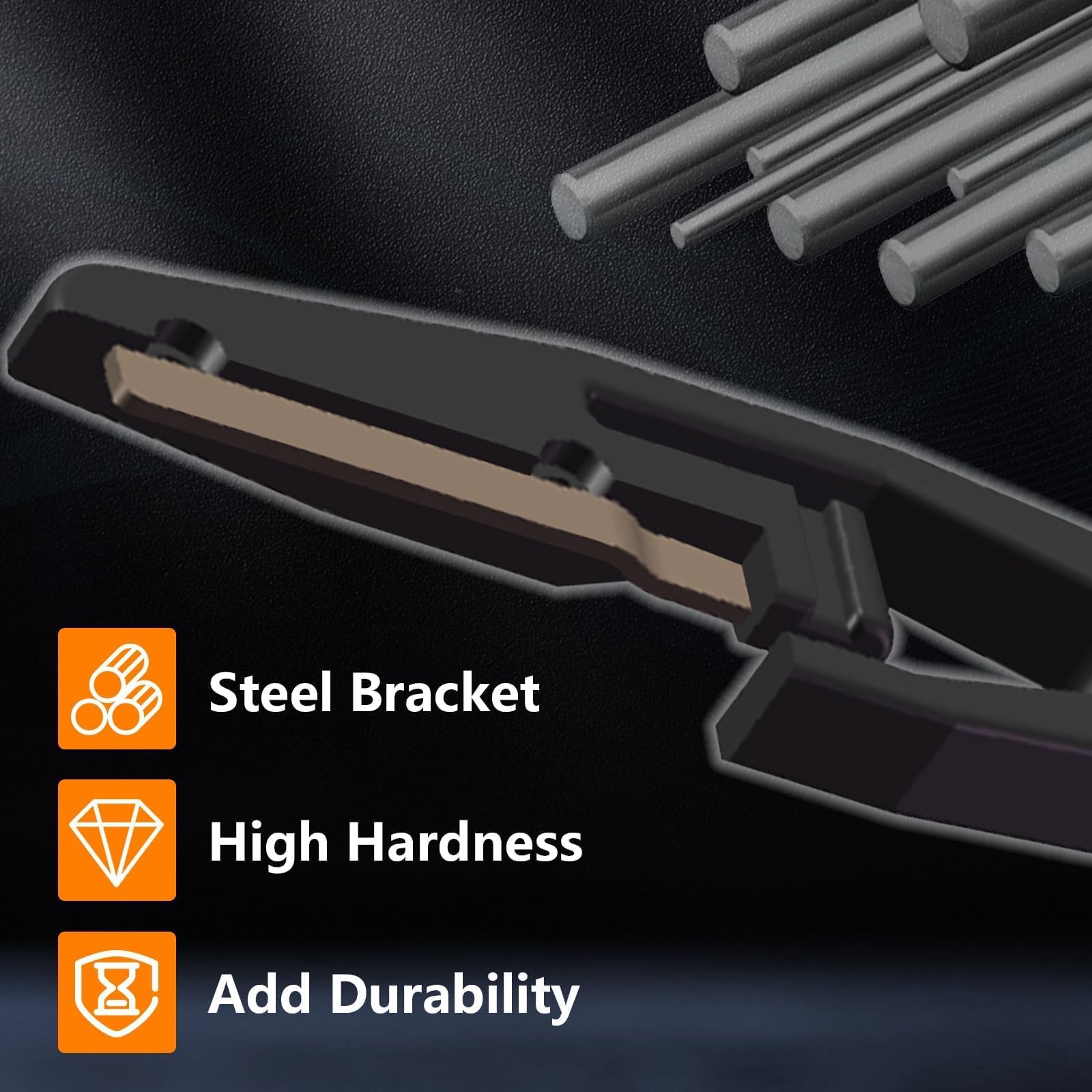 Amazon.com: HIMARKLIF Pair Hood Latch Base Strap Compatible with