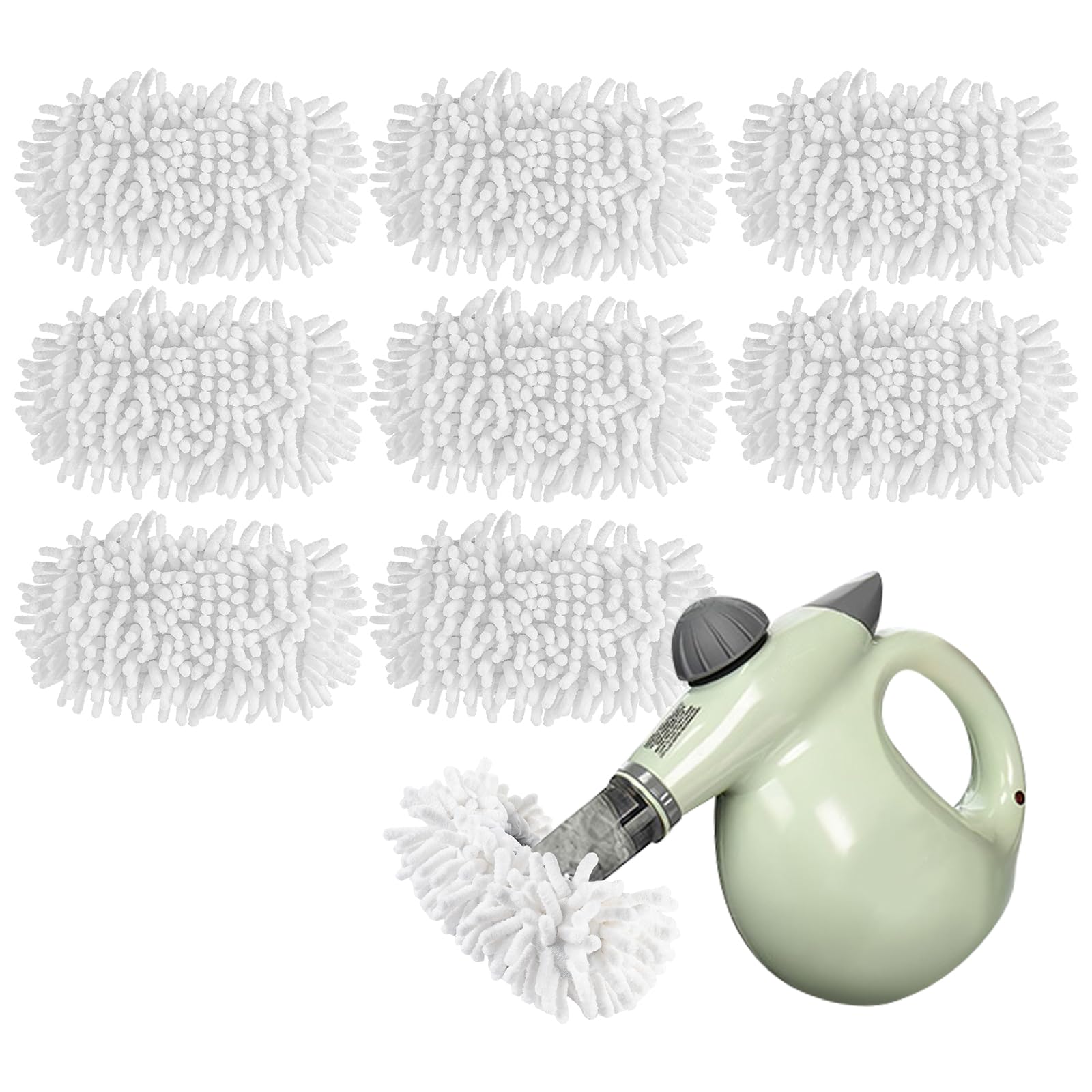 LOVECO Universal Steamer Cloth Covers for Steam Mop and Cleaner, 8 PCS