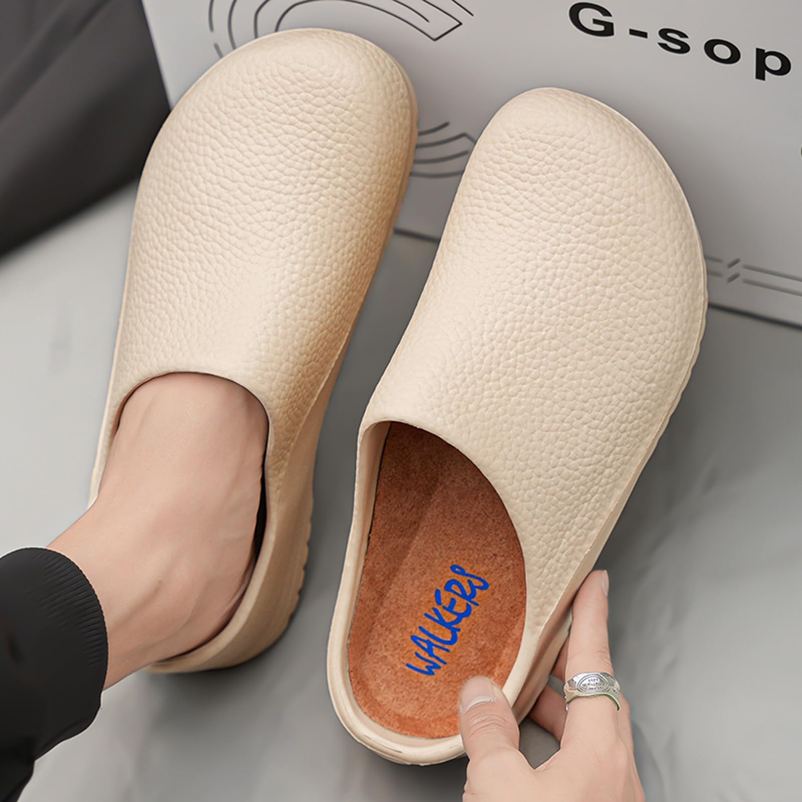 FLIOZY Sabots de Cuisine Antidérapants pour Hommes et Femmes – Chaussures de Travail Légères EVA Imperméables, Sabots de Jardinage, Infirmière et Hôpital