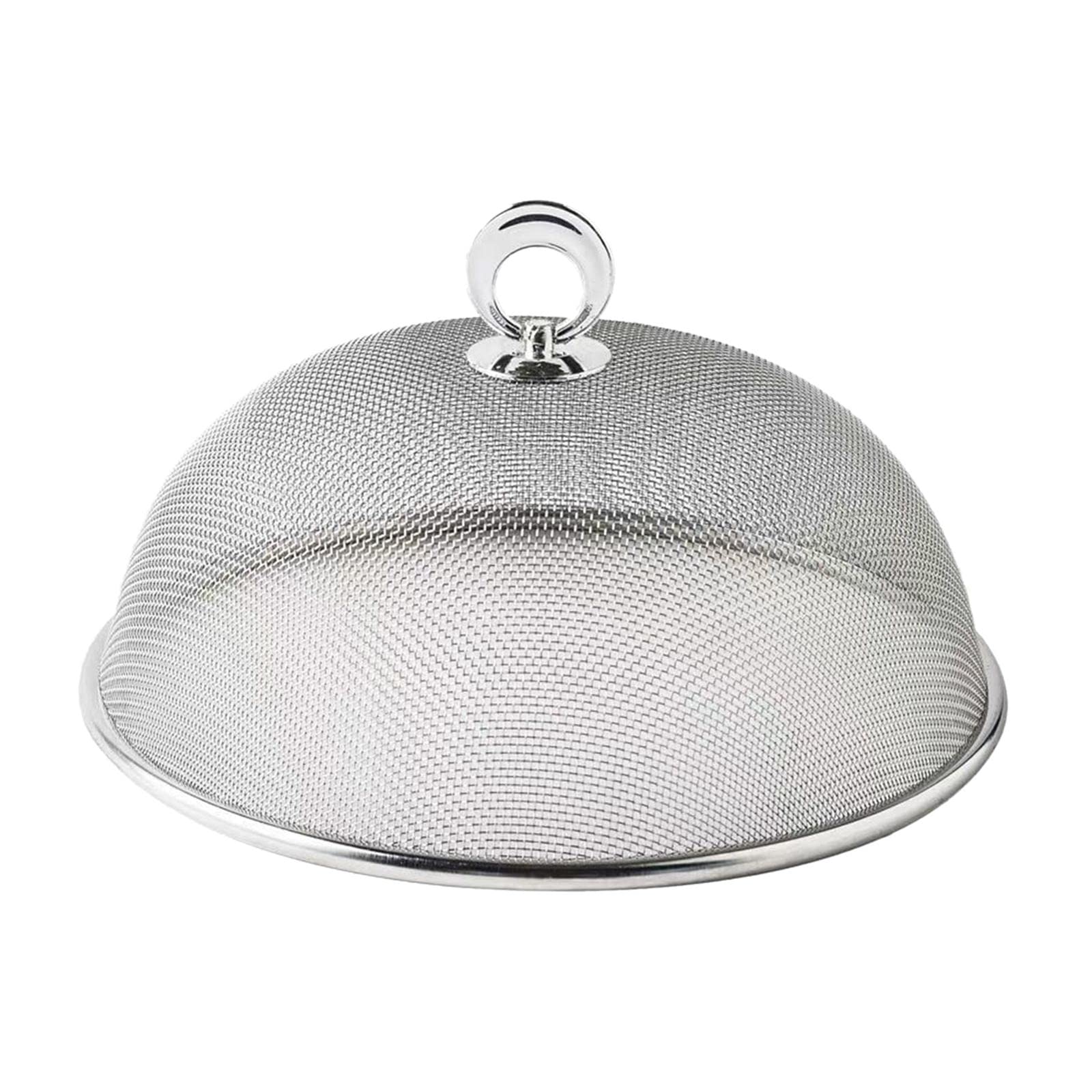 Stainless Steel Food Covers Food Plate Covers, Food Cover Tent, Metal Dome Mesh for Food Bowls Dishes, Food Protection Mesh Net, Reusable Foods Covers for Grill Camping Home BBQ, 30cm
