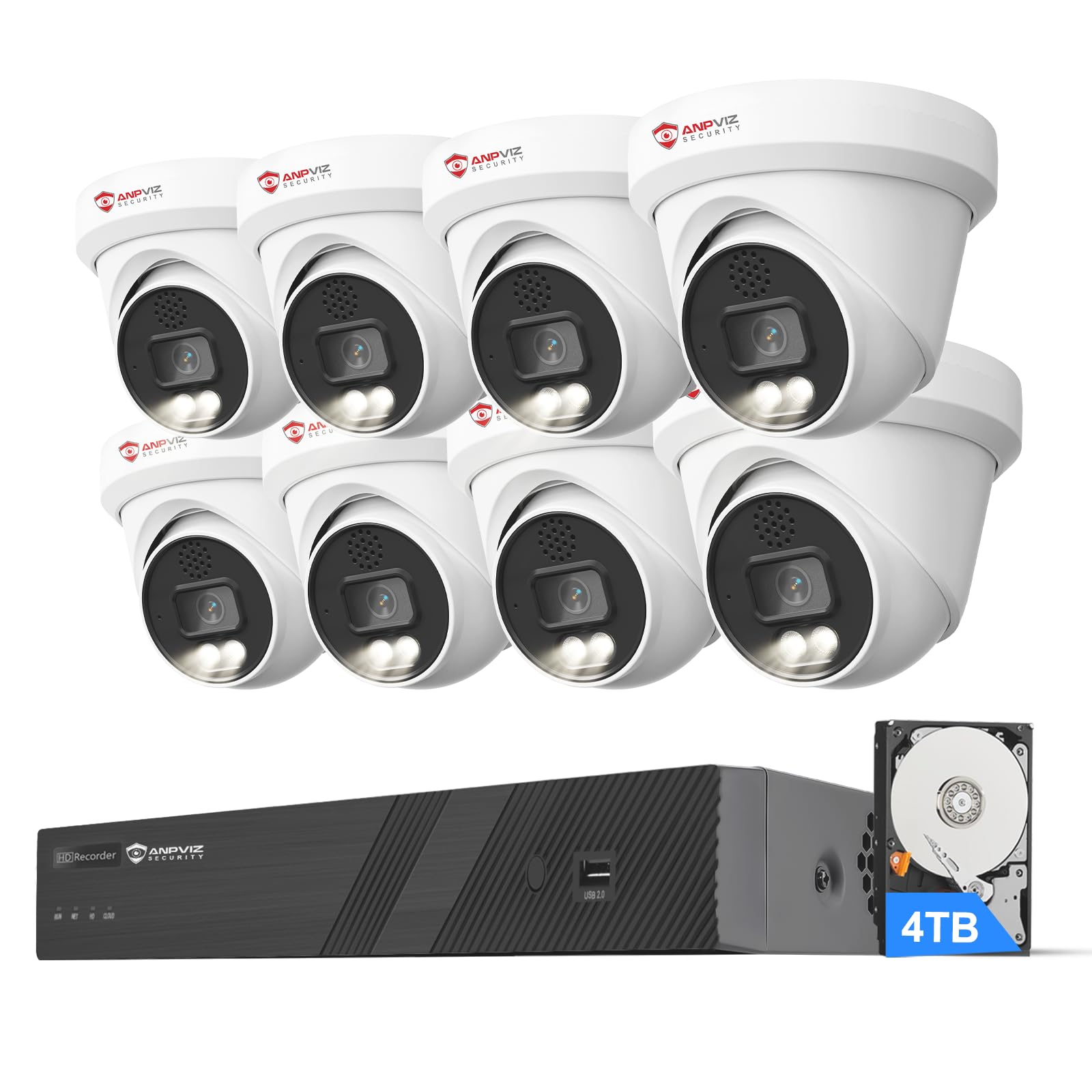 Anpviz 16 Channel NVR PoE Security Camera System