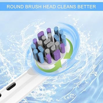 Replacement Toothbrush Heads 8 Pack, Electric Toothbrush Heads
