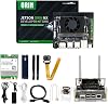Yahboom Jetson Orin NX 16GB 157TOPS High Performance AI Development Kit 256GB SSD, Jetson dedicated case, fully support ROS2 development. Orin NX16GB Camera Kit