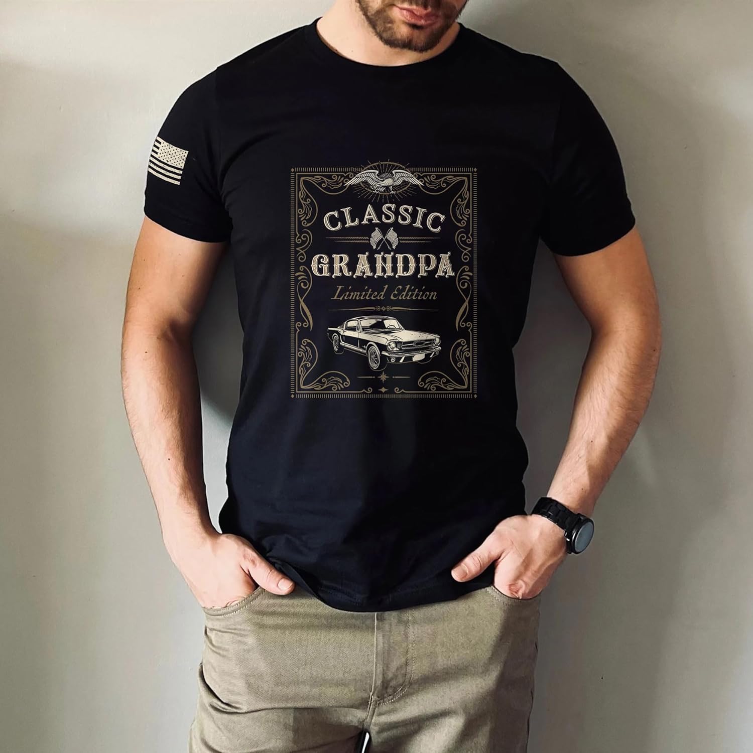 I'm Not Old I'm Classic Grandpa Shirt, Grandpa Gift, Classic Car T Shirts for Men