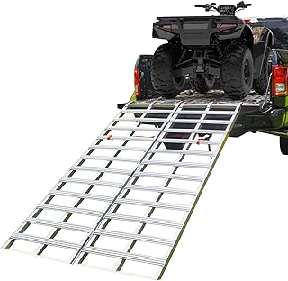 EmpireCovers Bi-Fold Aluminum ATV Ramps XL - 6.8' Long, 1,800 lb Weight Capacity (Sold as Pair) - coolthings.us