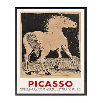 洋書 Picasso: The Art of the Poster Amazon.com: HSCFWYLN Poster Wall Art Print Picasso