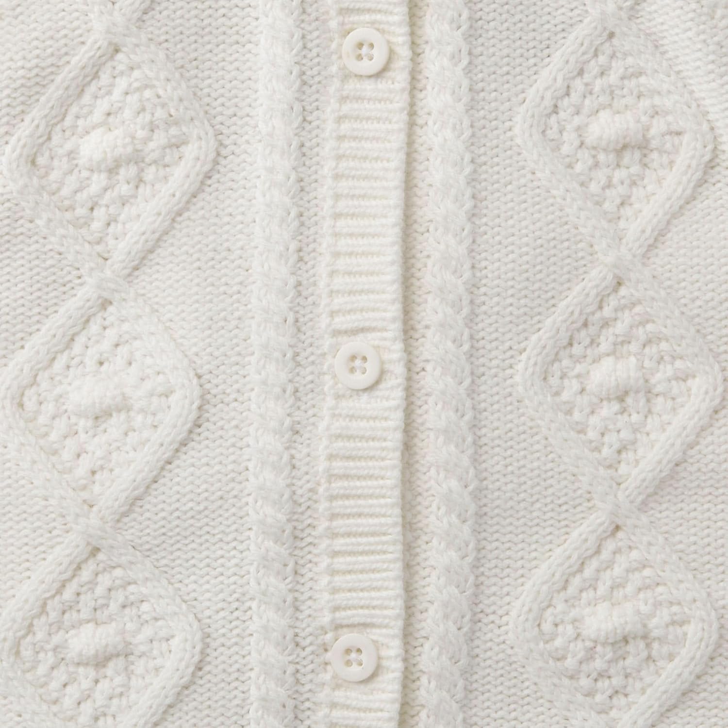 Hope & Henry Long Sleeve Organic Cotton Sweater Romper with Hood - Image 5