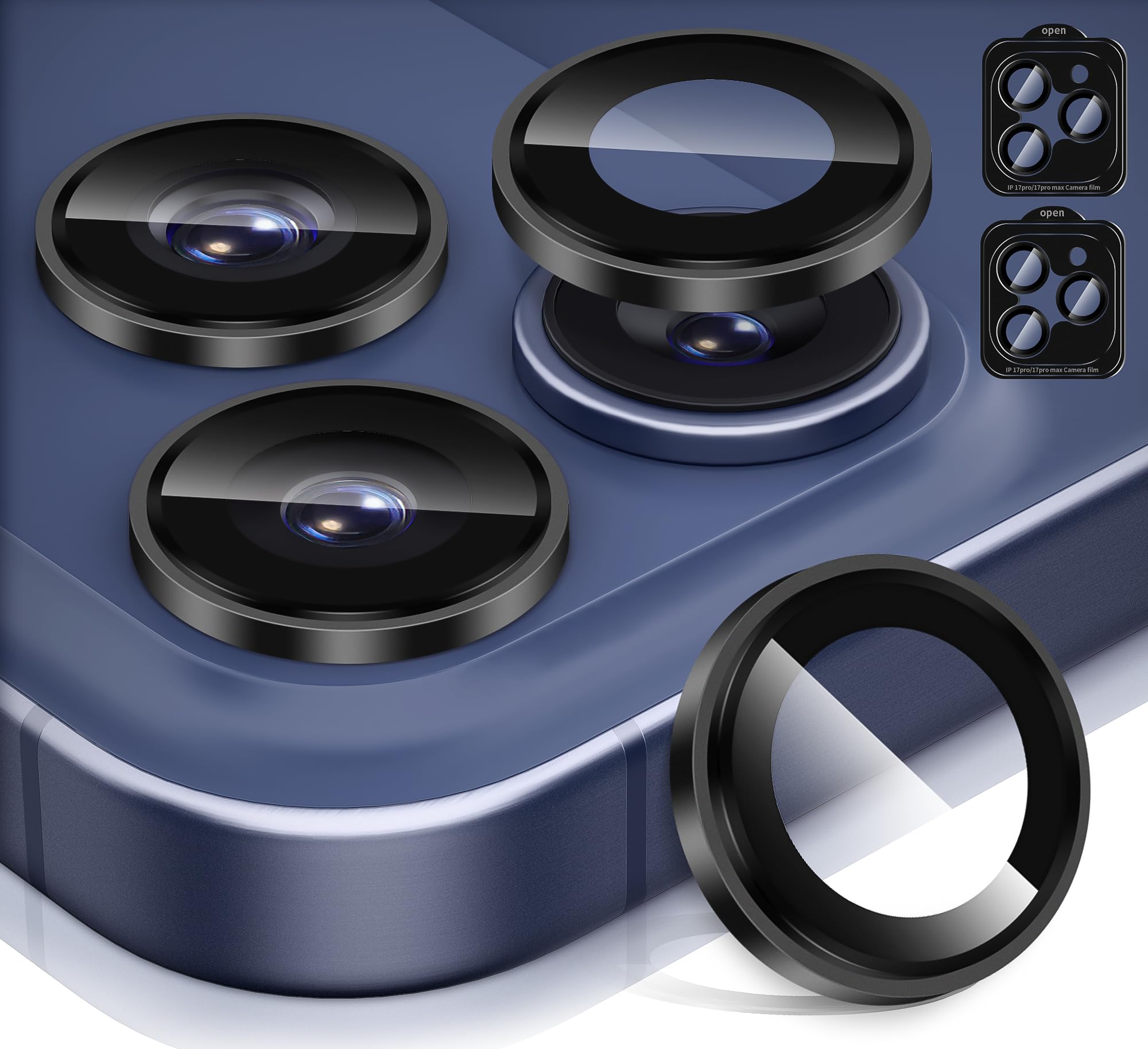 Diruite 2 Pièces Protection Objectif Pour IPhone 17 Pro/17