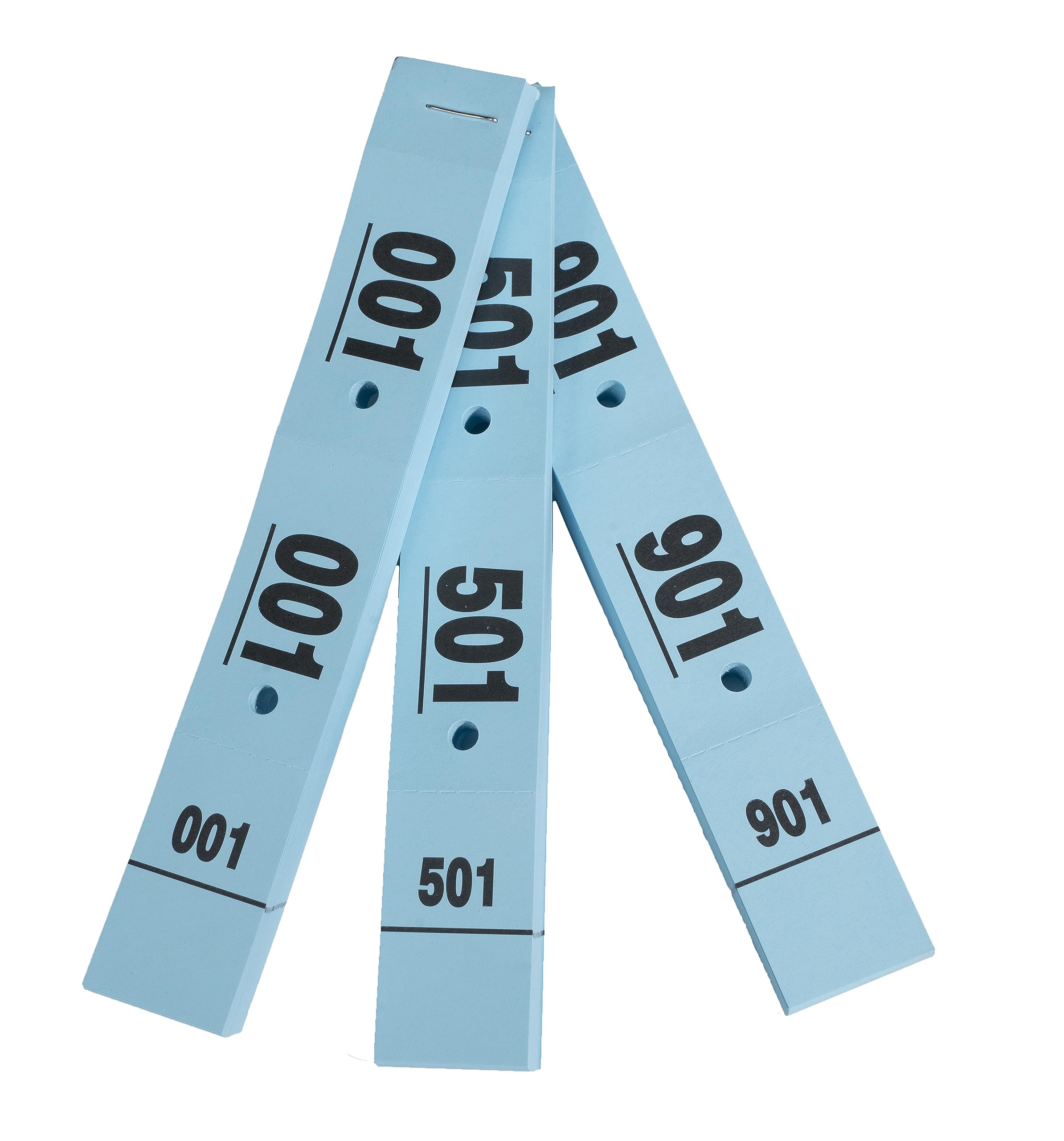 Carnet de 50 tickets vestiaire bleus - Lot de 20