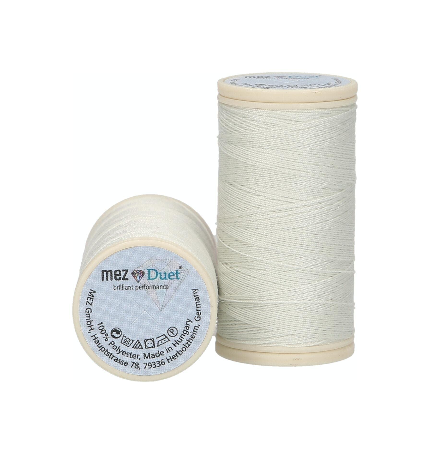 MEZ Duet 4645100-01008 Sewing Thread Thickness 100, 100 m, Colour: 1008