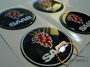 Lot De 4 Cache-Moyeux Autocollants Fiat Abarth Scorpion Noir/Rouge – Emblèmes 3D Premium 56 Mm