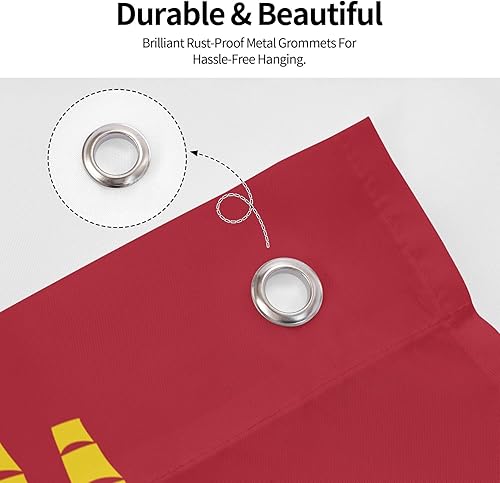 Miniatura 4 de Bandera de baño, bandera de Maine de 4 x 6 pies, banderas de decoración al aire libre, banderas de poliéster duradero para casa y patio